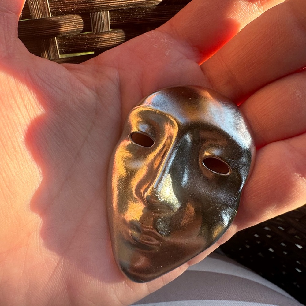 CADORO vintage face collector brooch pin